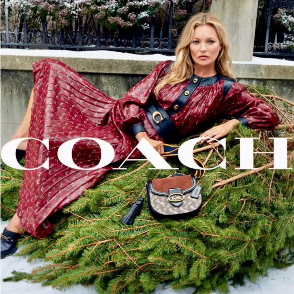 Coach Kat Saddle Bag 20 with Horse and Carriage print - Picture 15 of 15